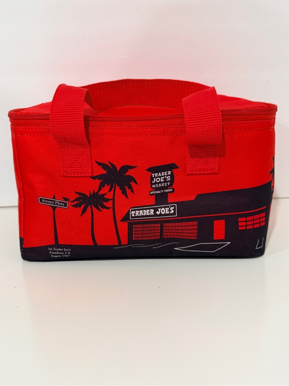 TRADER JOE'S | Red Insulated Lunch Tote